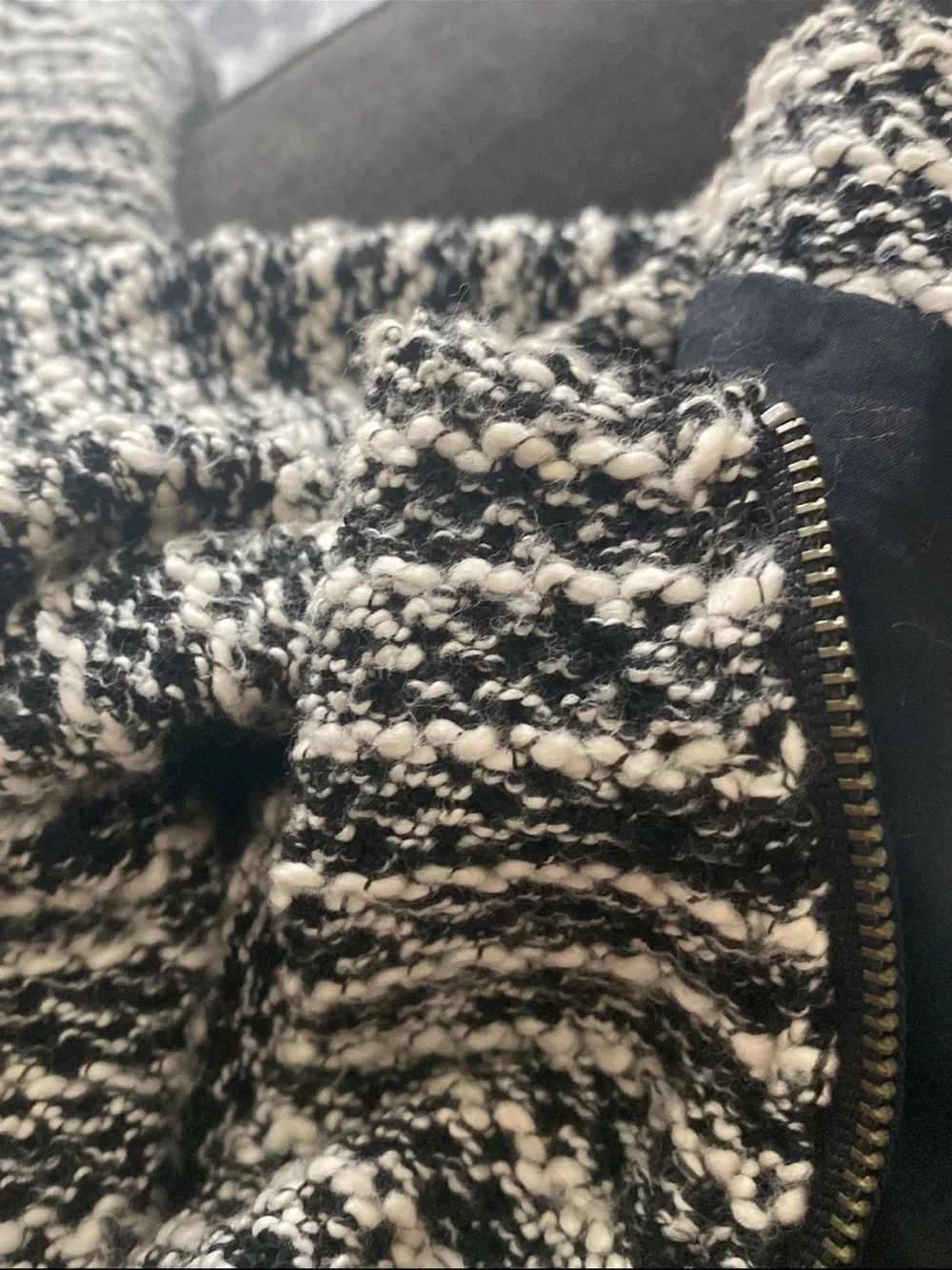 LN 10-12 Gymboree Posh & Playful Black and White peplum jacket